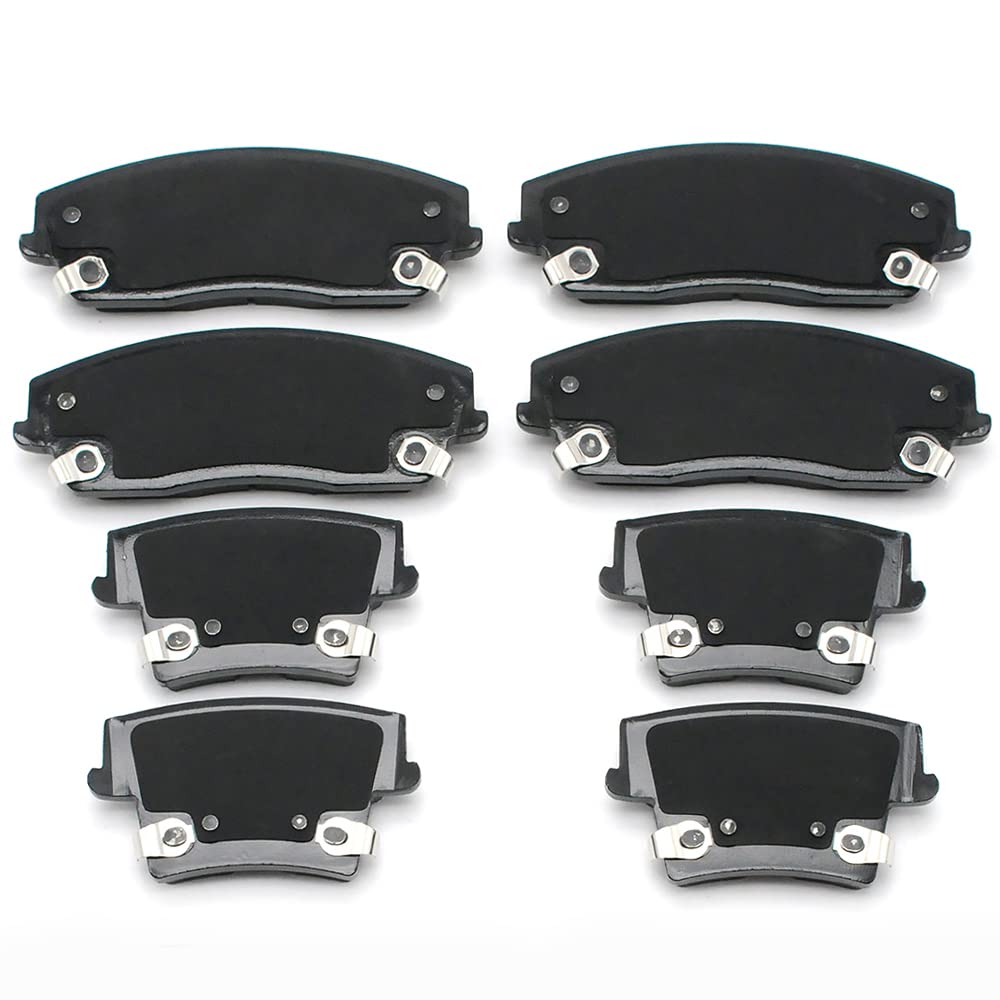 Amazon.com: Ceramic Brake Pads 8pcs Front Rear Set D1056-7962